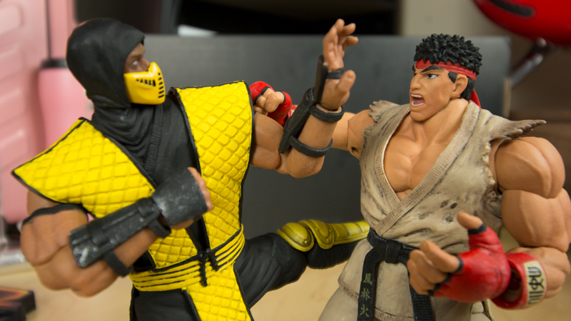 Illustration for article titled Storm Collectibles' Ryu And Scorpion Figures Are The Best Around